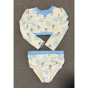 Bluey | Children's Kid's Girl's 2 Piece Bathing Suit | 4T